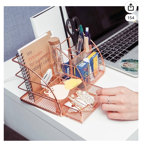 Desk caddy for office, or make up organizer! - Picture 2 of 4